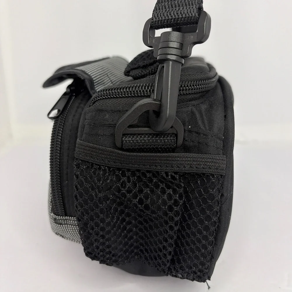Synergy Digital Camera Bag Black Gray Compact Shoulder Case with Strap‎